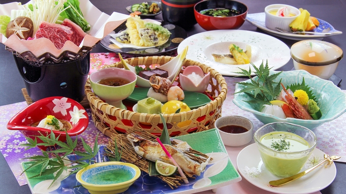 ◆1泊2食◆さくら湯〜郷土の味覚とともに楽しむ旬会席〜あたたまり湯、美肌の湯〜